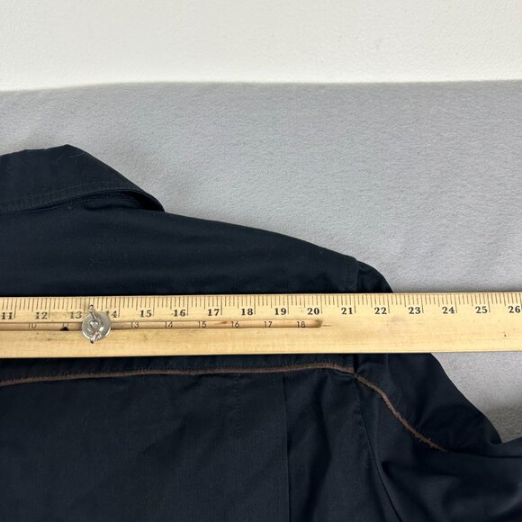 Kenzo Homme Mens Utility Coat XXL 2XL Belted Army black buckle pockets - Picture 12 of 14